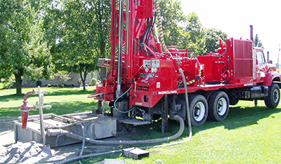 Water Well Drilling 1 Setup Drilling